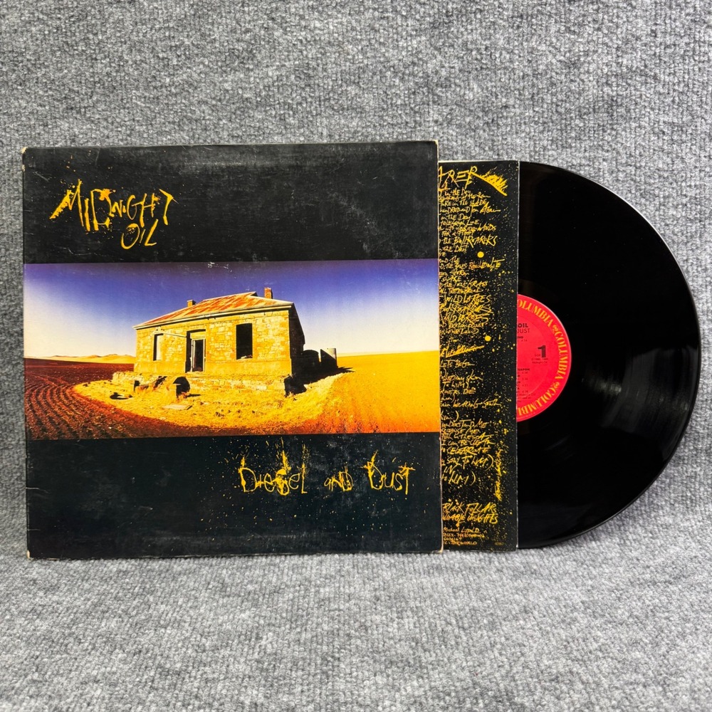 Midnight Oil: Diesel and Dust (Vinyl LP 1987 Columbia) Beds Are Burning VG+
